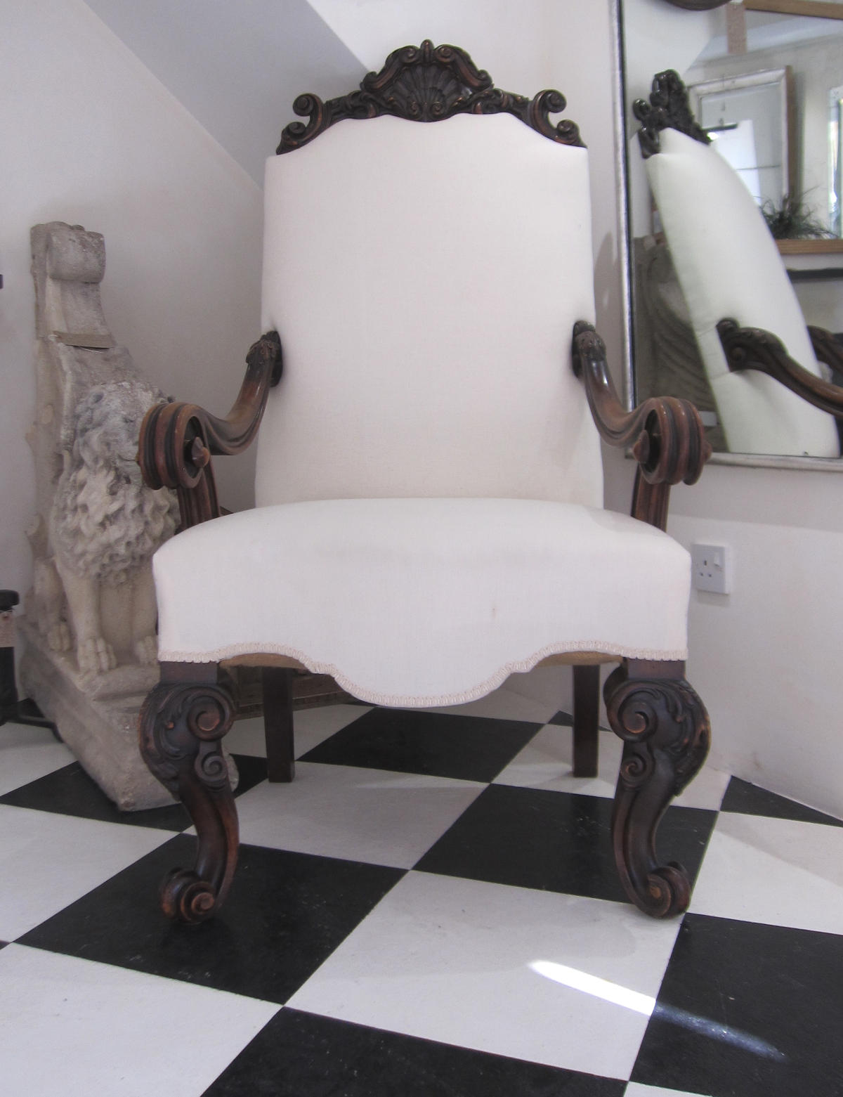Louis XV armchair/throne