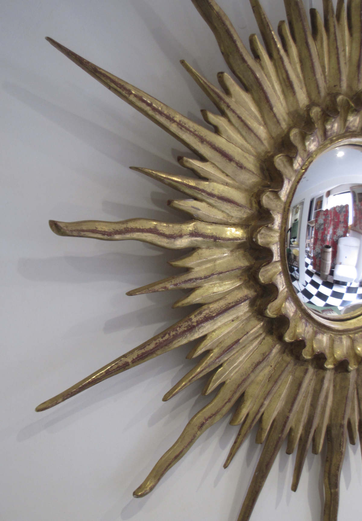 Stunning sunburst mirror!
