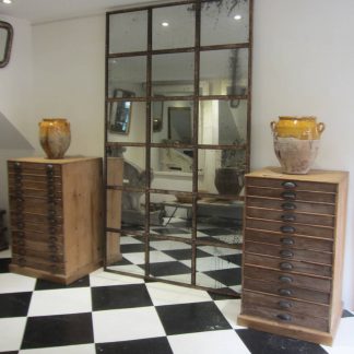 Striking industrial mirror