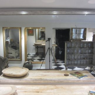 Stunning silver dressing mirror