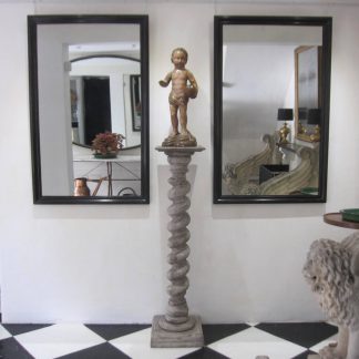 Ebonized pair of mirrors