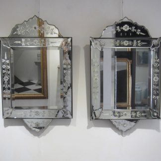 Pair of Venetian mirrors