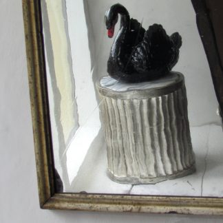 Shimmering silver mirror
