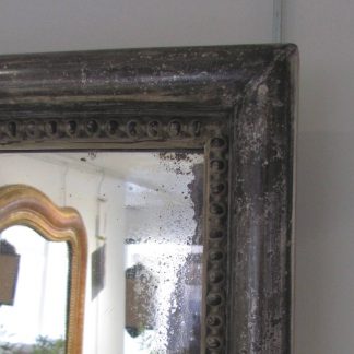 Distressed bistro mirror