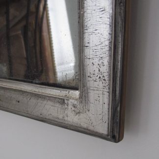 Silver dressing mirror
