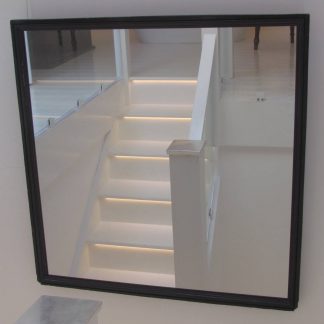 Ebonized Scottish mirror