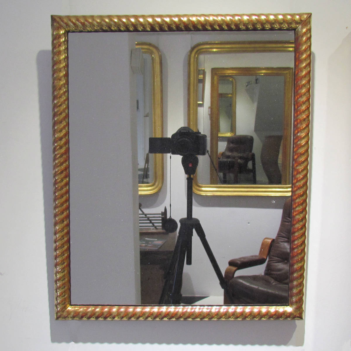 Ravishing rope twist mirror