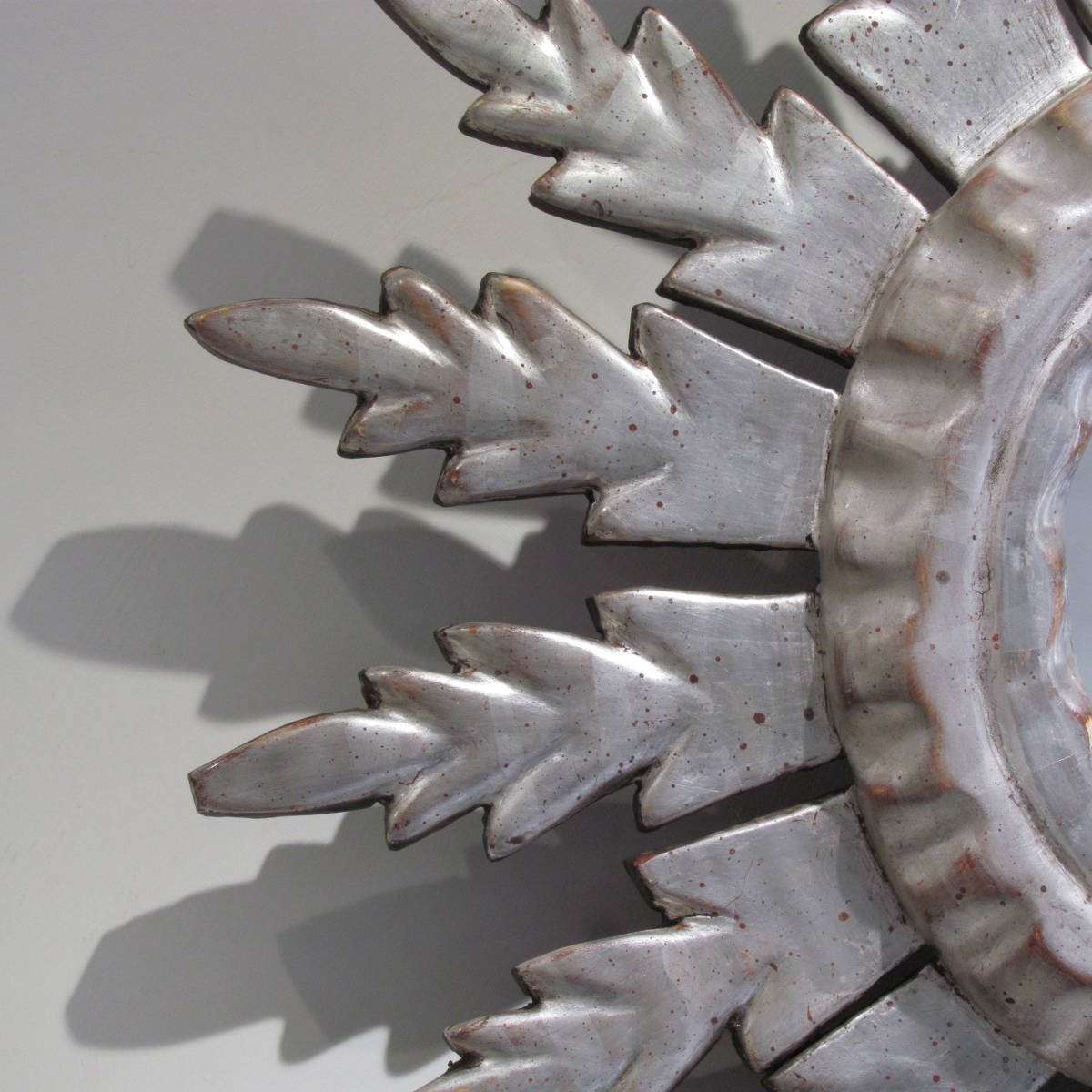 Spanish silver sunburst