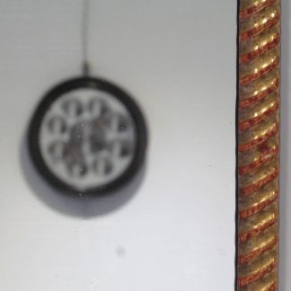 Giltwood rope twist mirror